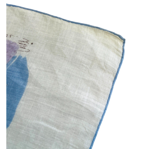 Vintage Welcher Handkerchief Anthropomorphic Cats Congratulations Wedding READ - Picture 8 of 12